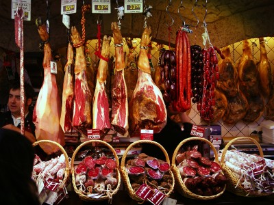 Assortment of cured meats