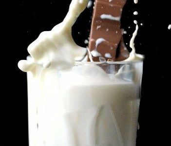 Chocolate in milk