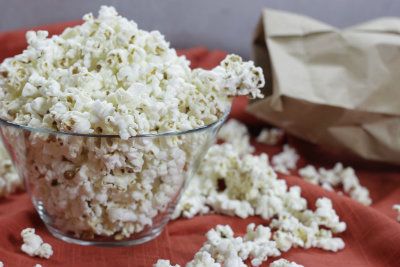 Popcorn in a bowl
